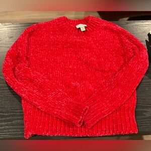 Red Crew Neck Sweater